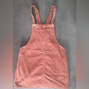 Pink Corduroy Overall Dress/Size Medium/Brand: Forever21